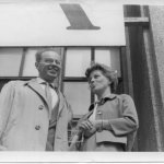 1957: z żoną Barbarą